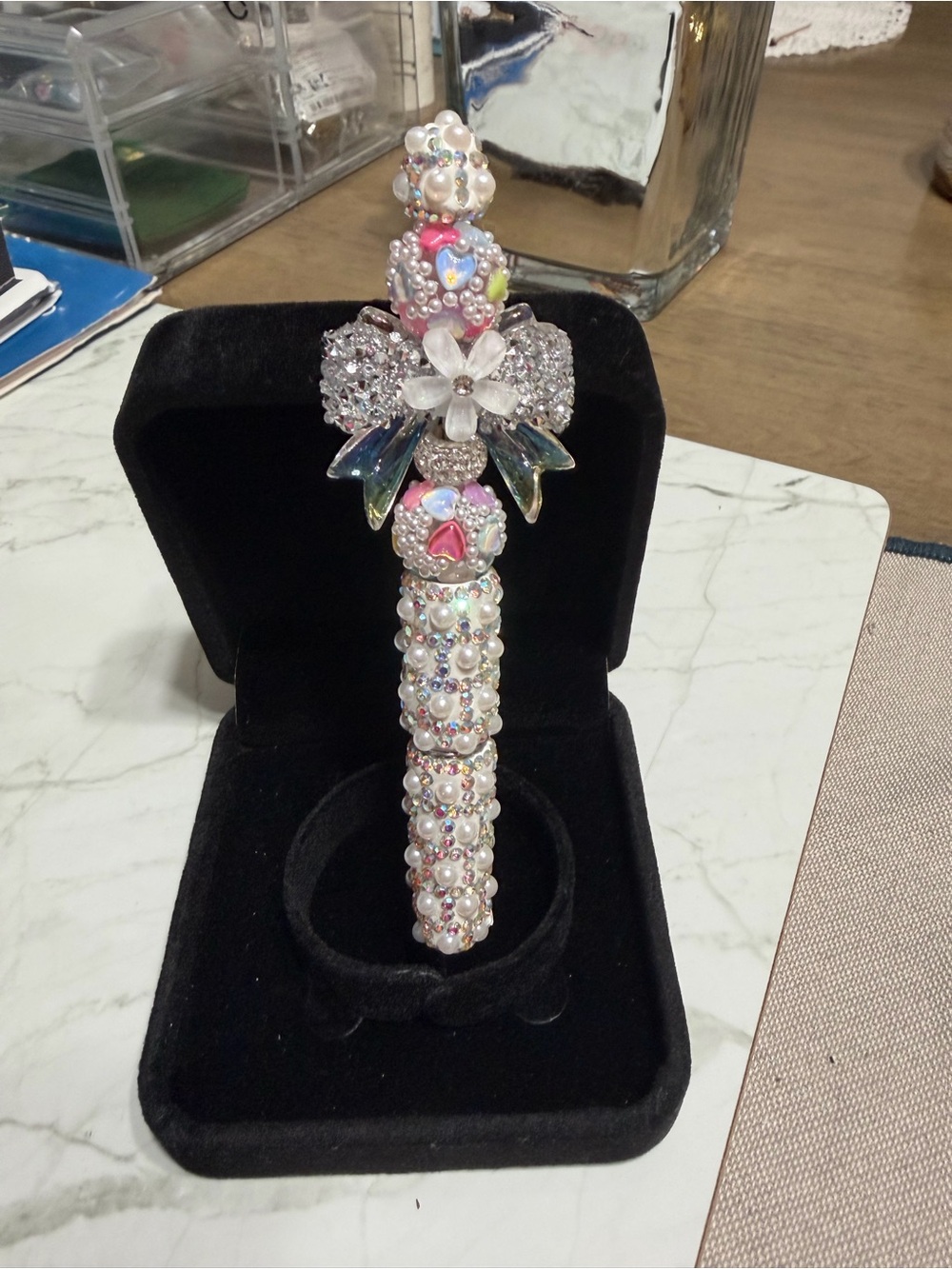 Handcrafted Rhinestone Beaded Pen